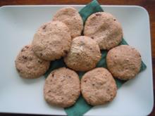 Haferflockencookies mit Schokostückchen - Rezept