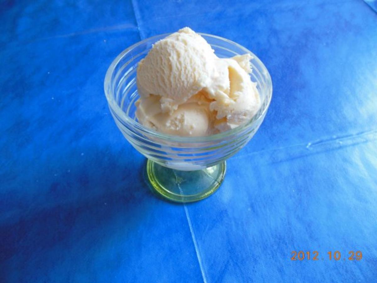 Eis: Vanilleeis - Rezept