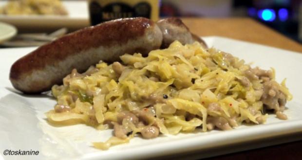 Walnuss-Spätzle-Spitzkohlpfanne - Rezept - kochbar.de