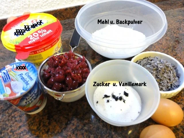 Muffin:   STRACCIATELLA mit Kirschen - Rezept - Bild Nr. 3