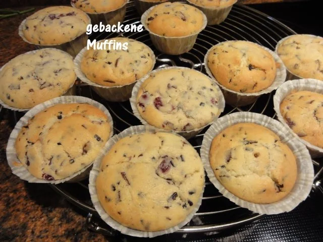 Muffin:   STRACCIATELLA mit Kirschen - Rezept - Bild Nr. 6