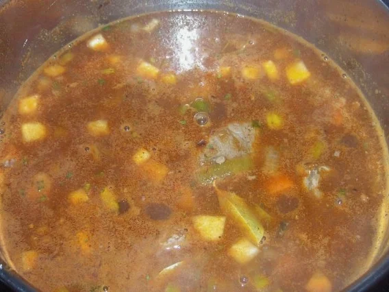 Rezept: Feine Rinderrouladen mit Pflaumenfüllung und viel aromatischer Soße Bild Nr. 11 Feine Rinderrouladen mit Pflaumenfüllung und viel aromatischer Soße - Rezept - Bild Nr. 11