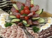 Wurstplatte zum Geburtstag mit Wurst aus eigener Herstellung - Rezept