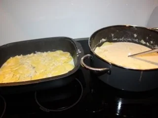 Kartoffel-Spinat-Gratin mit Gorgonzola-Sauce - Rezept - Bild Nr. 2