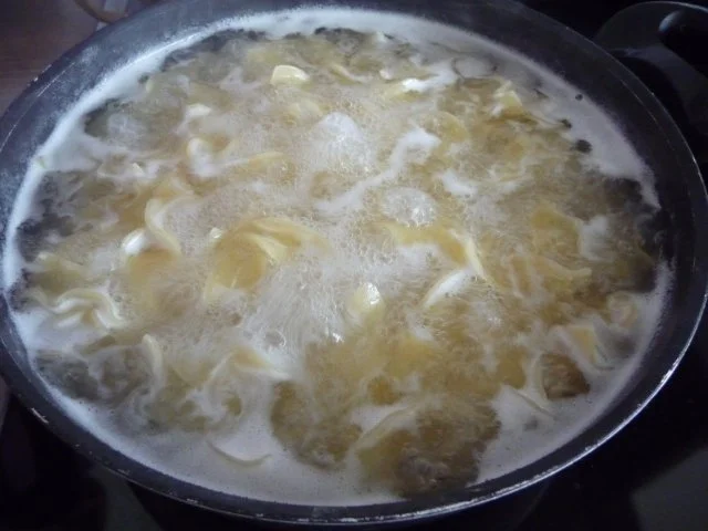 Pasta : Spinat mit Dinkel-Bandnudeln und Chili-Rührei - Rezept - Bild Nr. 7