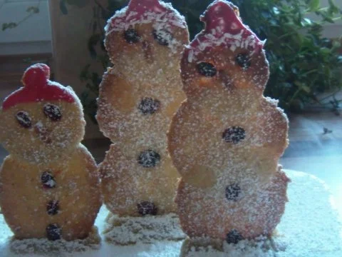 Rezept: Süsse Schneemänner Süsse Schneemänner - Rezept