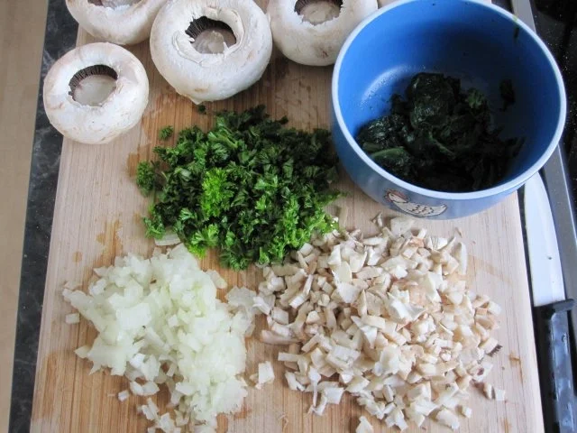 Rezept: Überbackene Champignons Bild Nr. 2 Überbackene Champignons - Rezept - Bild Nr. 2