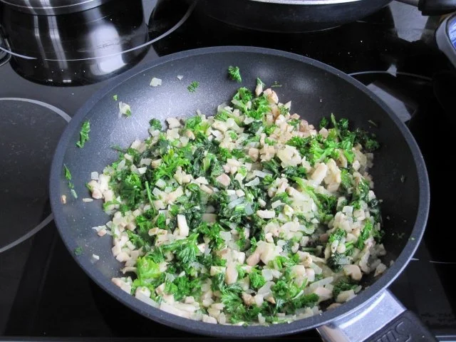 Rezept: Überbackene Champignons Bild Nr. 3 Überbackene Champignons - Rezept - Bild Nr. 3