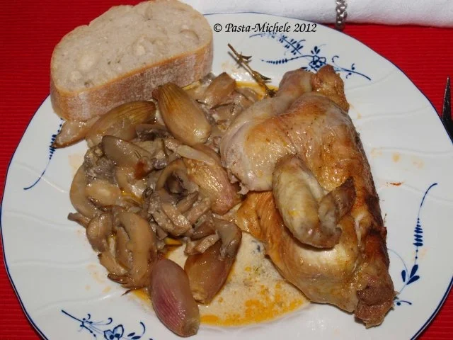 Stubenküken im Ofen geschmort - Rezept