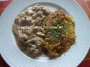 Geschnetzeltes Zürischer Art - Rezept
