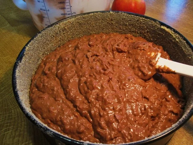 Rezept: Kleiner schokoladiger Apfelkuchen ... Bild Nr. 4 Kleiner schokoladiger Apfelkuchen ... - Rezept - Bild Nr. 4