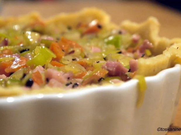 Porree-Möhren-Tarte - Rezept - Bild Nr. 11