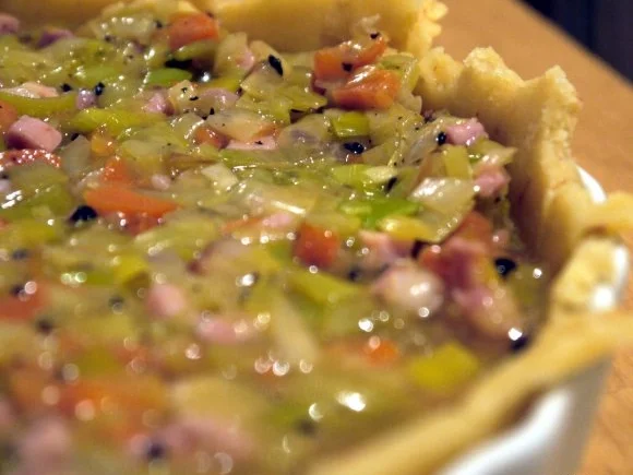 Porree-Möhren-Tarte - Rezept - Bild Nr. 12