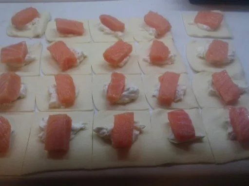 Blätterteig mit Lachs & Weichkäsecreme - Rezept - Bild Nr. 4