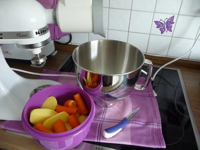 Rezept: Unter 30 Minuten : Kartoffel – Möhren – Rösti Bild Nr. 4 Unter 30 Minuten : Kartoffel – Möhren – Rösti - Rezept - Bild Nr. 4