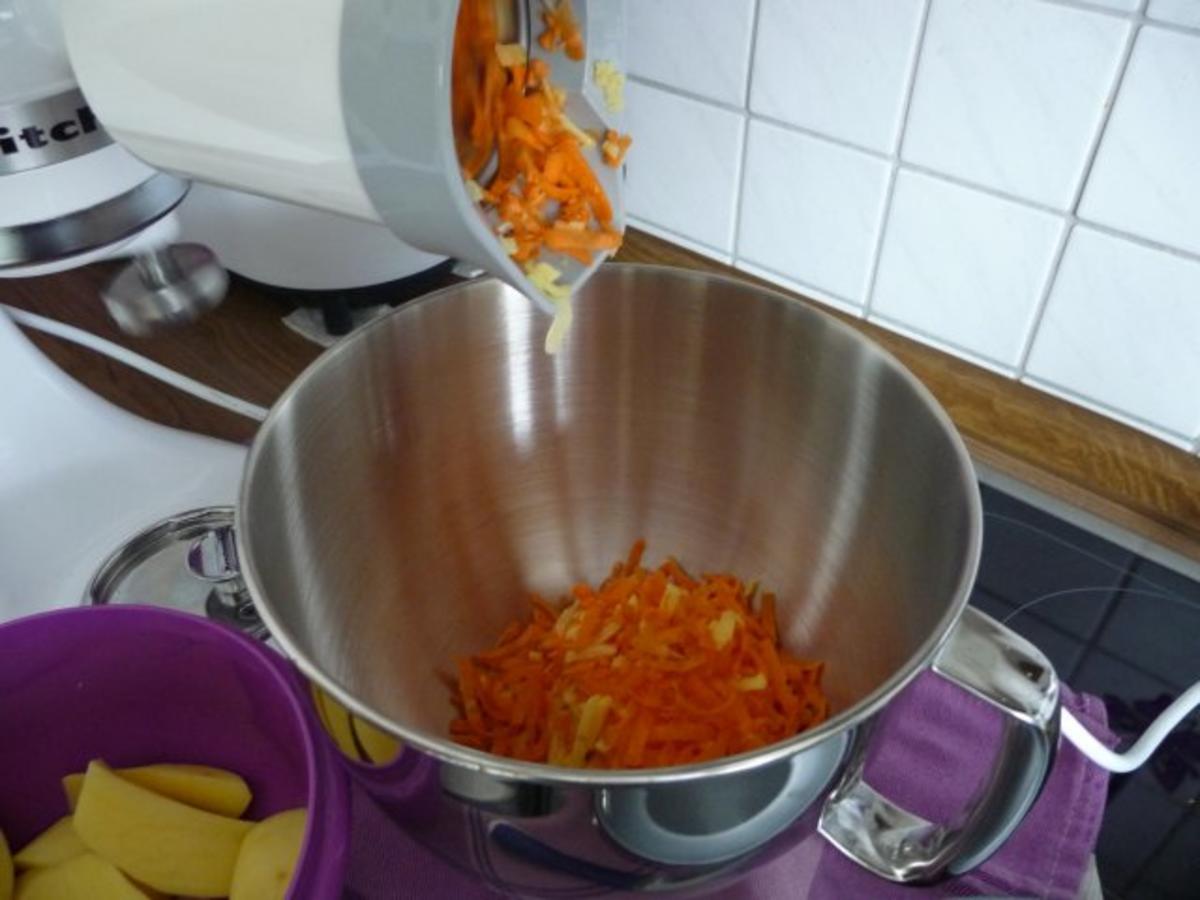 Unter 30 Minuten : Kartoffel – Möhren – Rösti - Rezept - Bild Nr. 5