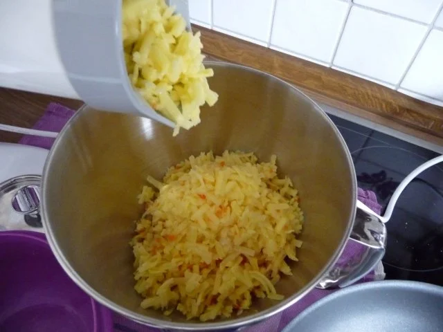 Rezept: Unter 30 Minuten : Kartoffel – Möhren – Rösti Bild Nr. 7 Unter 30 Minuten : Kartoffel – Möhren – Rösti - Rezept - Bild Nr. 7