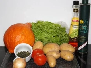 Kartoffel-Kürbis-Salat - Rezept