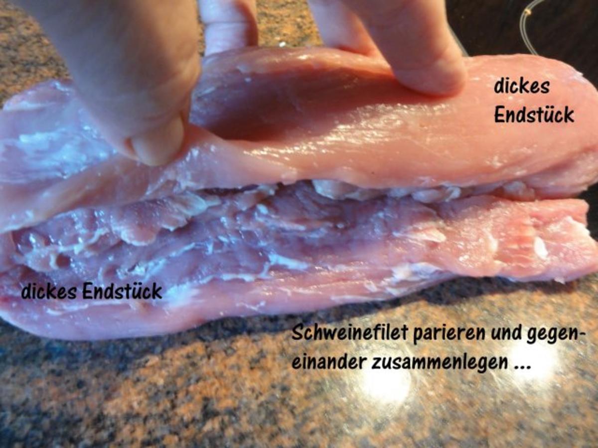 Fleisch:     SCHWEINEFILET in Champignon-Sahne-Sauce - Rezept - Bild Nr. 5