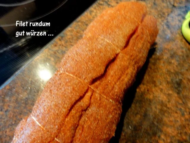 Fleisch:     SCHWEINEFILET in Champignon-Sahne-Sauce - Rezept - Bild Nr. 7