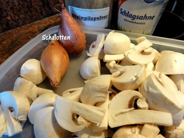 Fleisch:     SCHWEINEFILET in Champignon-Sahne-Sauce - Rezept - Bild Nr. 8