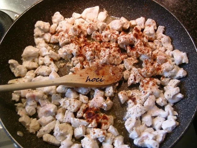 Hühnerfilet gebettet in Gemüse unter Lasagneblättern - Rezept - Bild Nr. 8