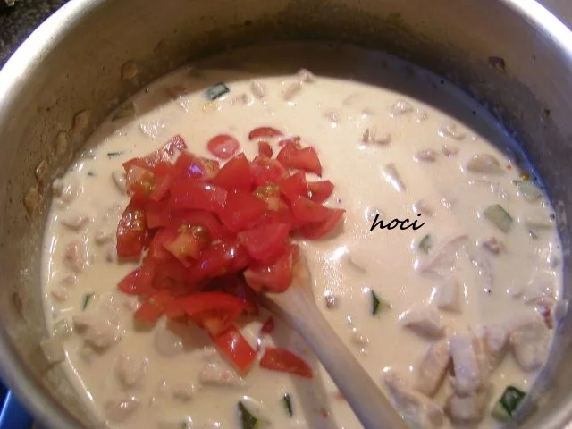 Hühnerfilet gebettet in Gemüse unter Lasagneblättern - Rezept - Bild Nr. 11