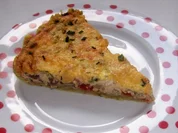 Gemüse-Kräuter-Quiche mit Champignons und Pecorino - Rezept