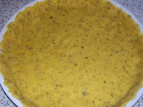 Gemüse-Kräuter-Quiche mit Champignons und Pecorino - Rezept - Bild Nr. 7