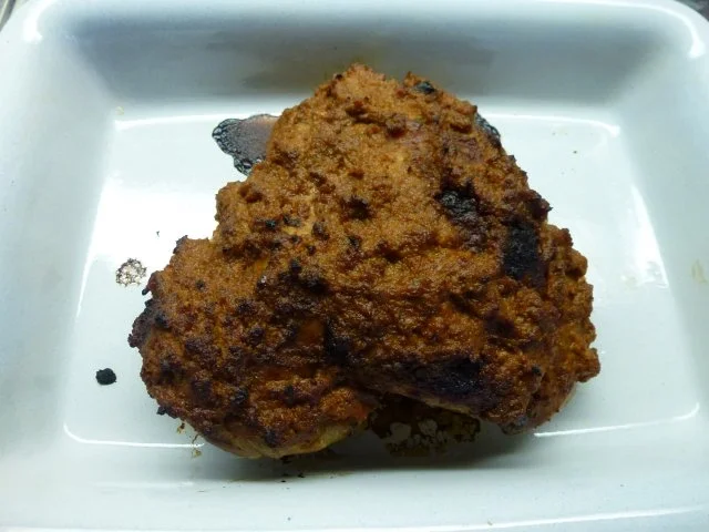 Putenoberschenkel- Krusten-Braten mit der 80 Grad-Methode - Rezept