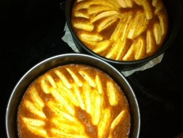 Kleine schnelle Mandel-Apfelkuchen - Rezept - Bild Nr. 8