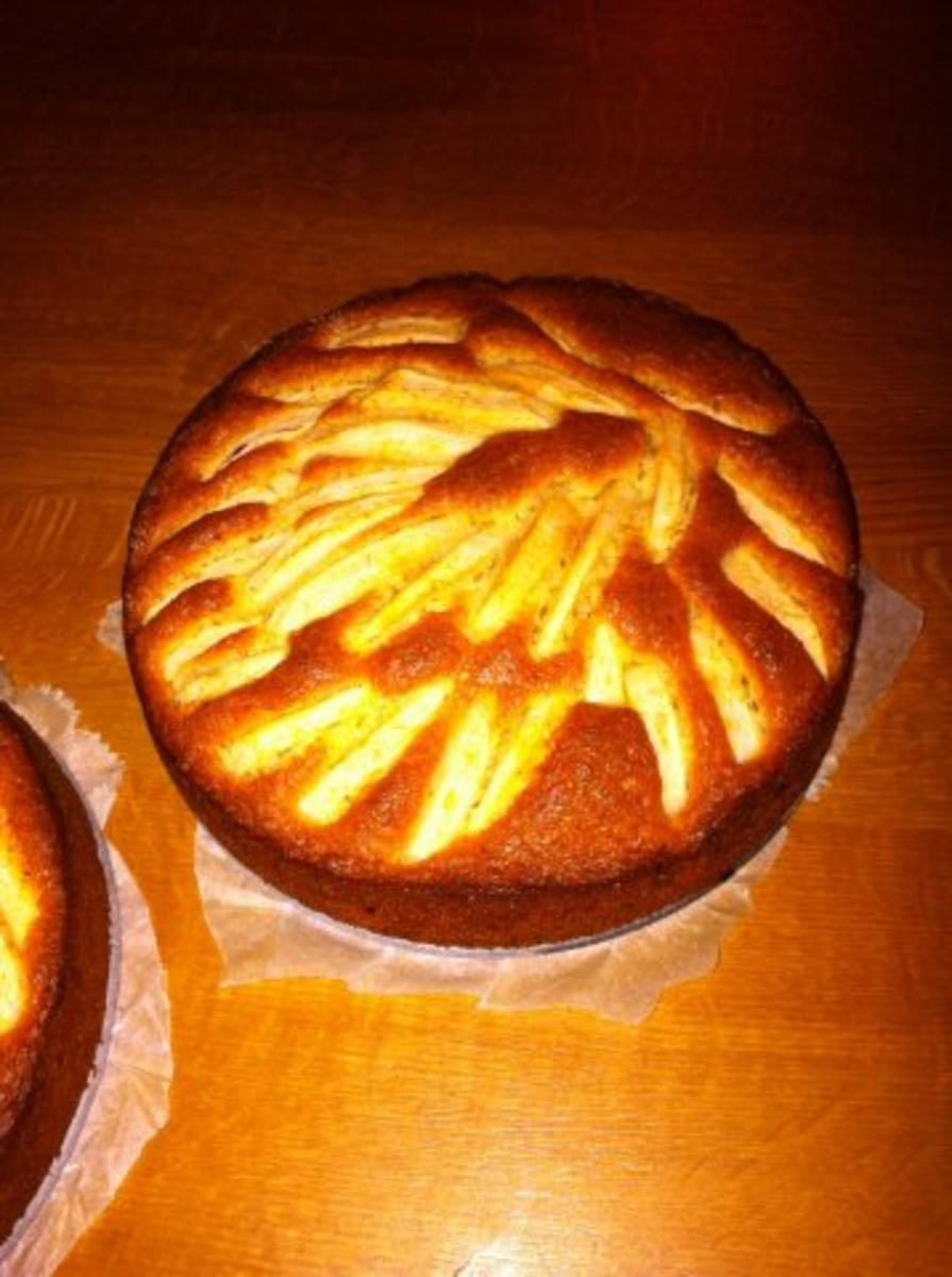 Kleine schnelle Mandel-Apfelkuchen - Rezept Eingereicht von Kristina24