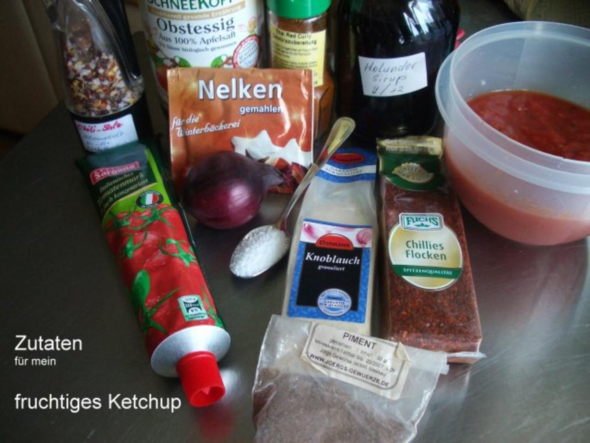 Bilder für Tomatenketchup fruchtig - scharf - Rezept