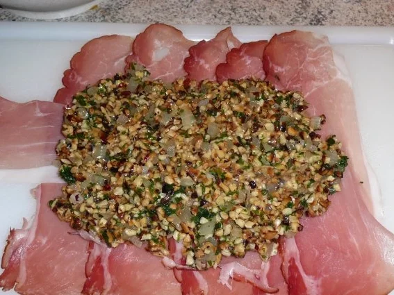 Fleisch: Schweinefilet im Nuss-Schinkenmantel - Rezept - Bild Nr. 4