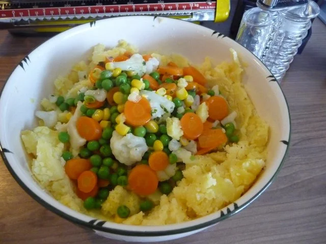 Fisch : Tilapia im Sesam paniert an Kartoffel - Gemüsebrei - Rezept - Bild Nr. 6