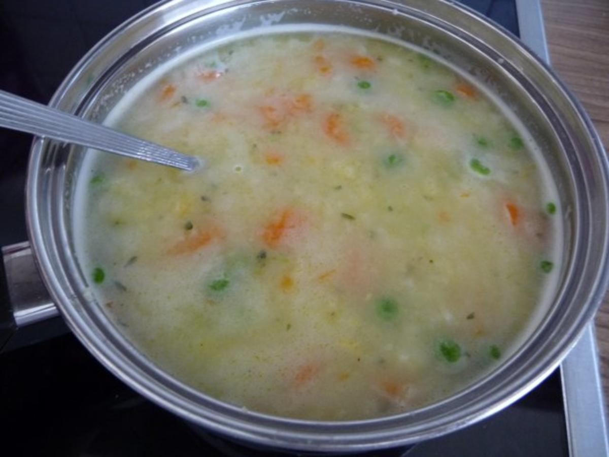 Resteverwertung : ...aus Kartoffel - Gemüsebrei wird eine Suppe - Rezept - Bild Nr. 3