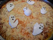 Geister Pizza - Rezept
