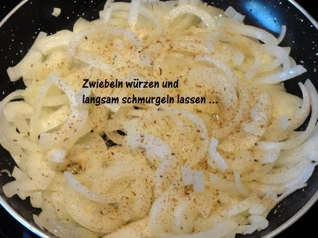 Fleisch:    ZWIEBELFLEISCH an pikantem Gemüsereis - Rezept - Bild Nr. 7