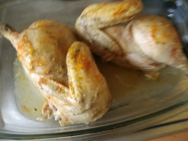 Knusperhahn mit Orangenkruste - Rezept - Bild Nr. 4