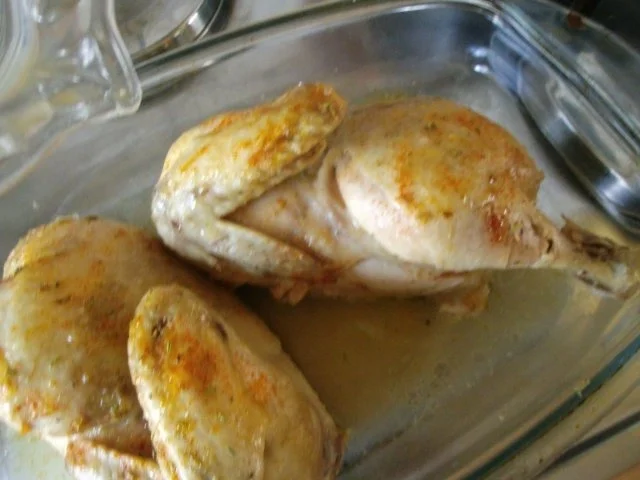 Knusperhahn mit Orangenkruste - Rezept - Bild Nr. 8