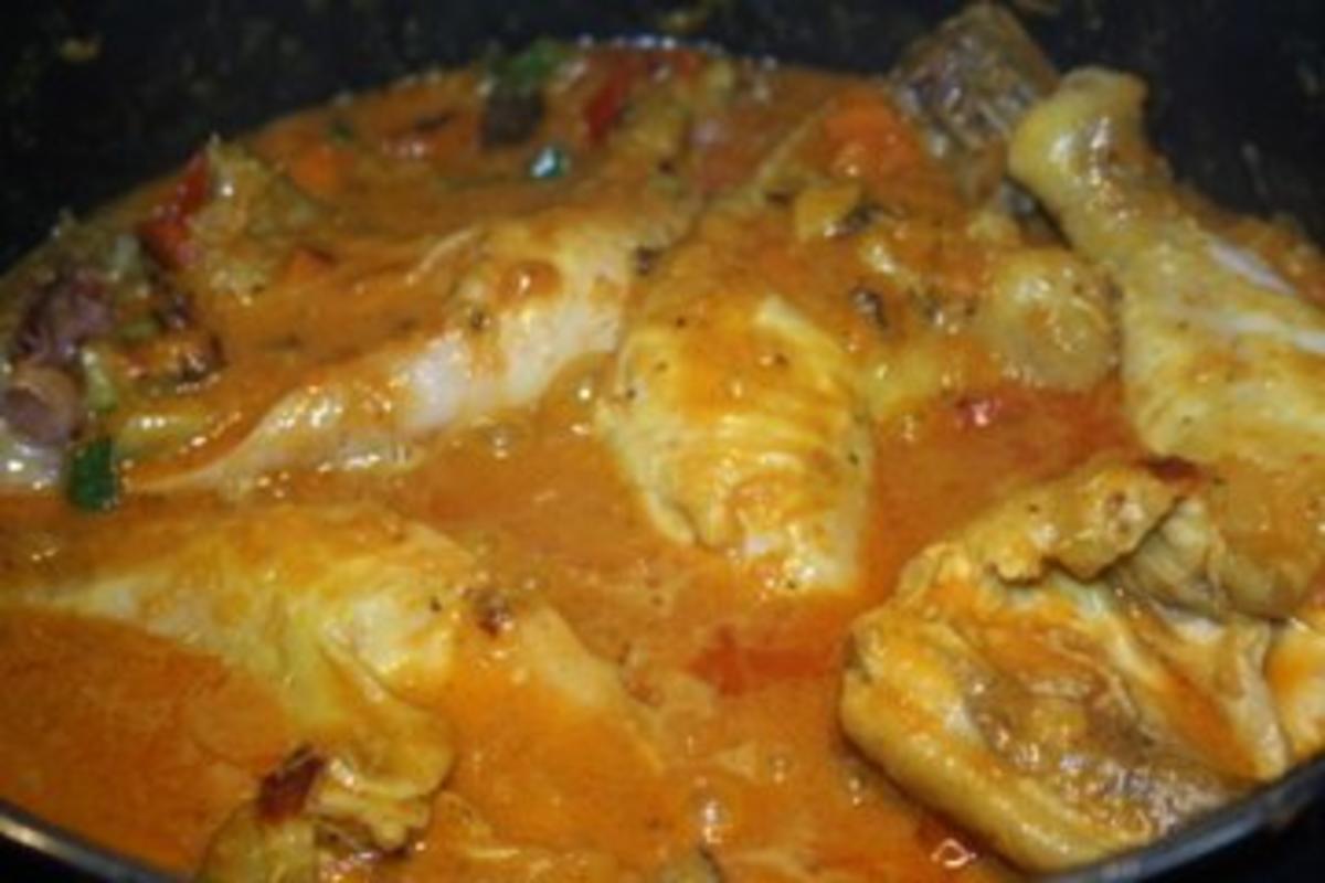 Westafrika: Hühnchen in Erdnuss-Sauce - Rezept - Bild Nr. 4