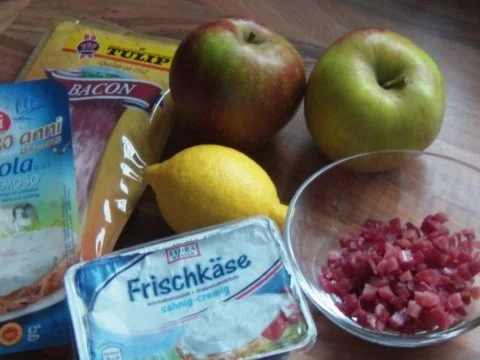 Bratapfel mit Schinken-Käsefüllung - Rezept - Bild Nr. 2