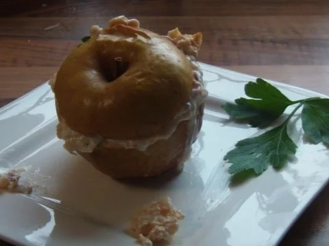 Bratapfel mit Schinken-Käsefüllung - Rezept - Bild Nr. 6