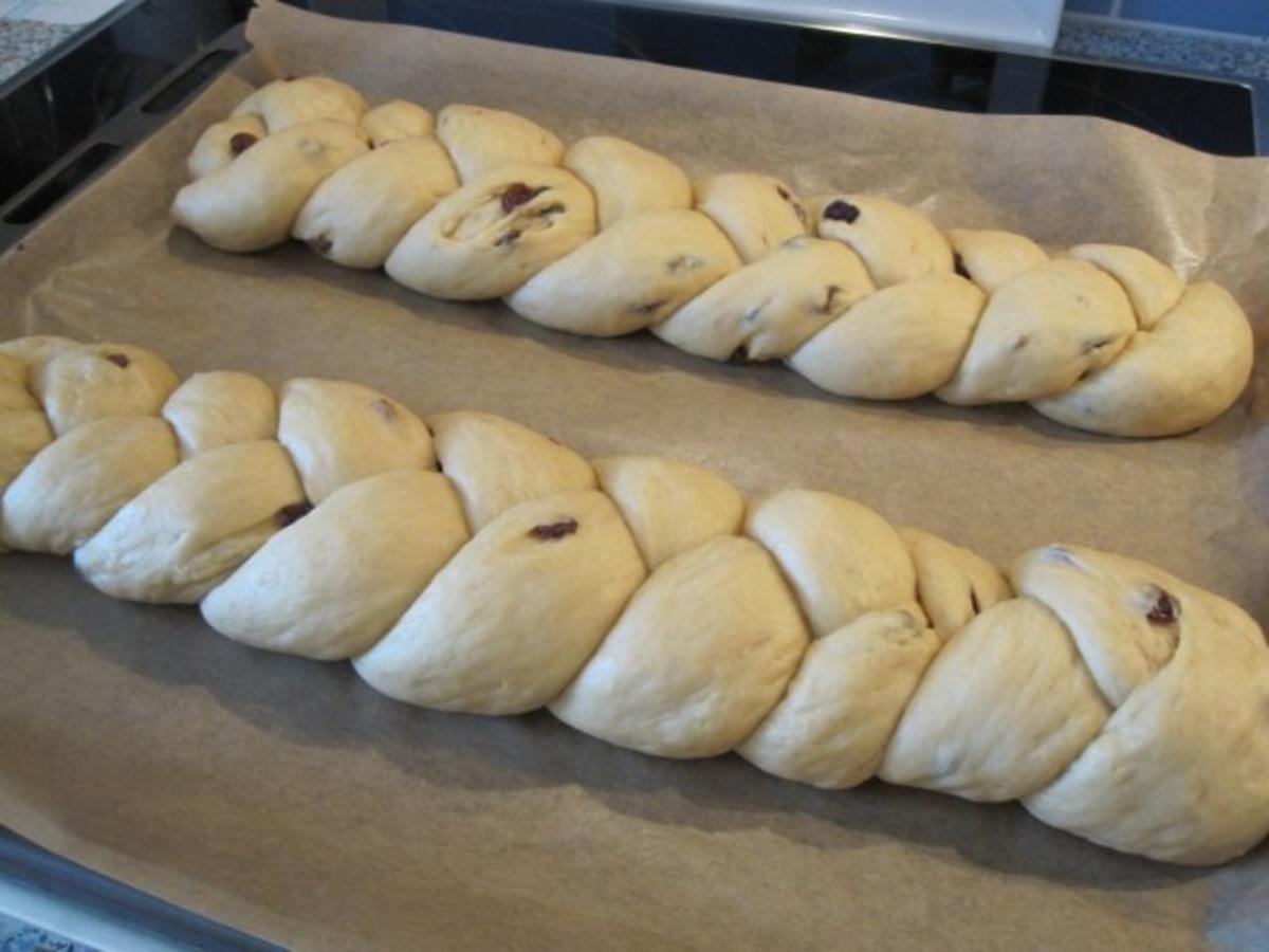 Brioche-Zopf (bei uns im Ösi-Land auch Allerheiligen-Striezel genannt ...