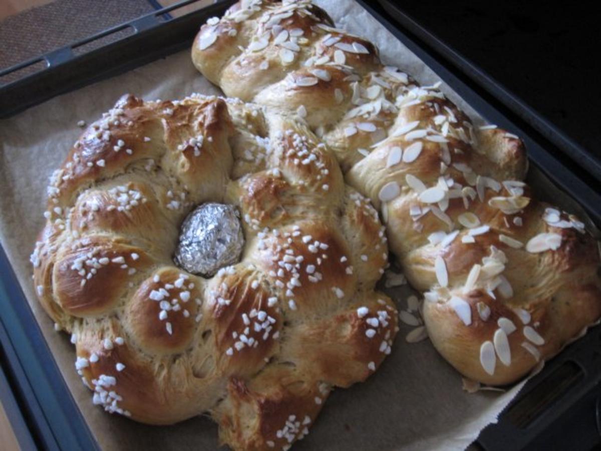 Brioche-Zopf (bei uns im Ösi-Land auch Allerheiligen-Striezel genannt ...