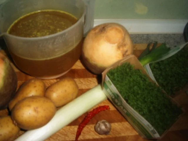 Rezept: Kohlrüben - Kresse -Suppe Bild Nr. 2 Kohlrüben - Kresse -Suppe - Rezept - Bild Nr. 2