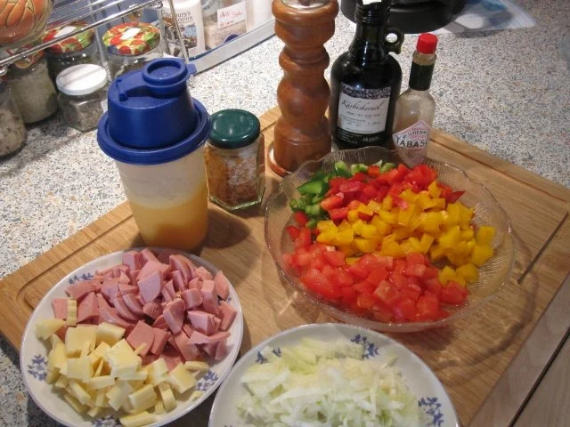 Rührei mit Wurst und Paprika - Rezept - Bild Nr. 3