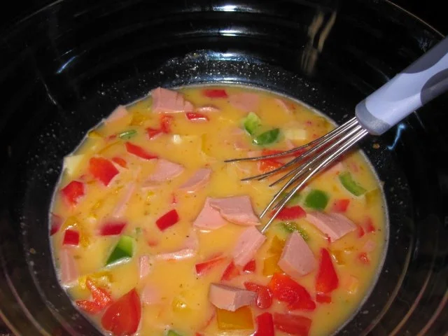 Rührei mit Wurst und Paprika - Rezept - Bild Nr. 6