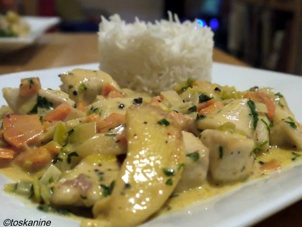 Rezept: Quitten-Hähnchen-Pfanne Quitten-Hähnchen-Pfanne - Rezept