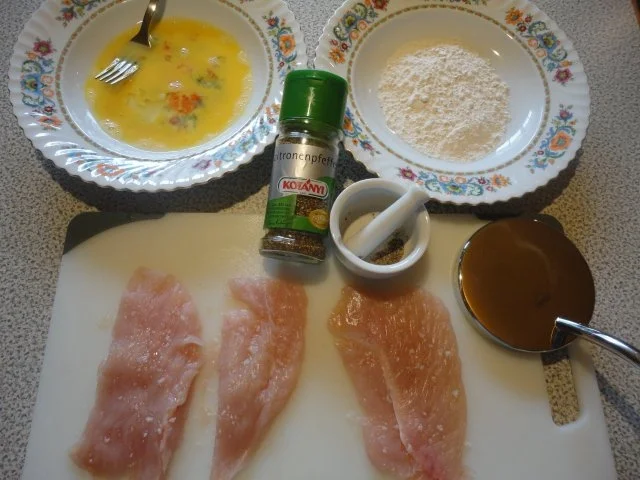 Zitronen Schnitzel an Kapern Sauce - Rezept - Bild Nr. 6